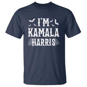 Funny Halloween Harris Costume T Shirt I'm Kamala Couple Matching TS09 Navy Print Your Wear