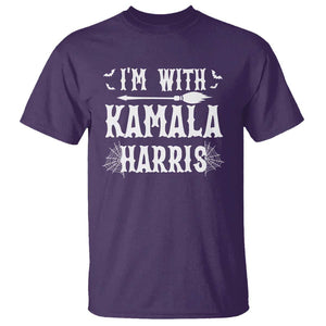 Funny Halloween Harris Costume T Shirt I'm With Kamala Couple Matching TS09 Purple Print Your Wear