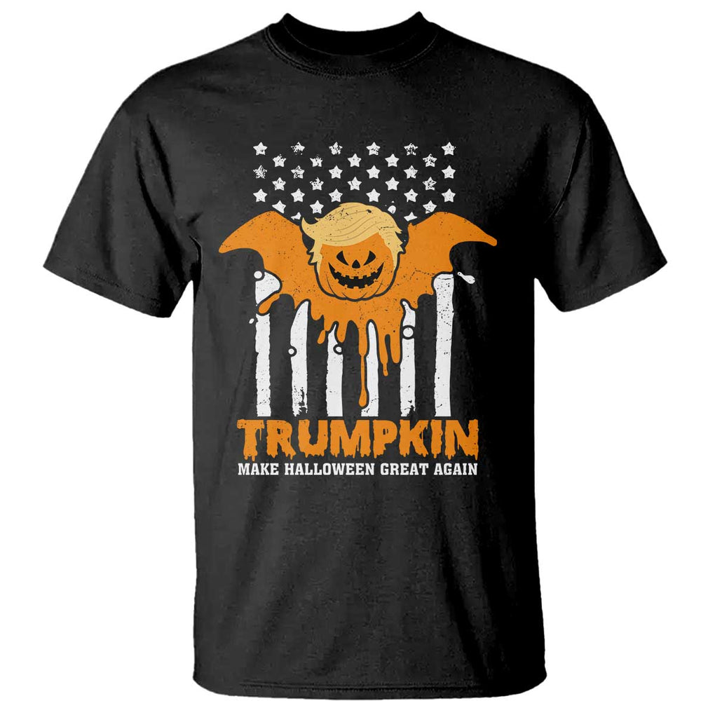 Funny Halloween Trump T Shirt Trumpkin Make Halloween Great Again Pumkin Spooky Season TS09 Black Print Your Wear