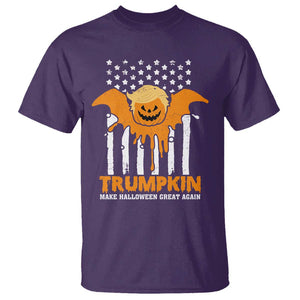 Funny Halloween Trump T Shirt Trumpkin Make Halloween Great Again Pumkin Spooky Season TS09 Purple Print Your Wear