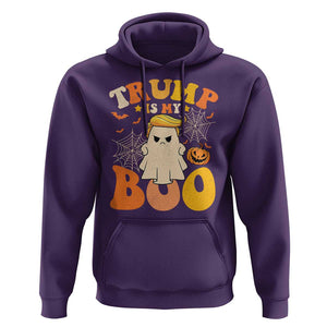 Funny Halloween Trump Hoodie Trump Is My Boo Cute Ghost TS09 Purple Print Your Wear