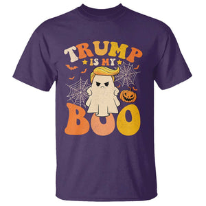 Funny Halloween Trump T Shirt Trump Is My Boo Cute Ghost TS09 Purple Print Your Wear