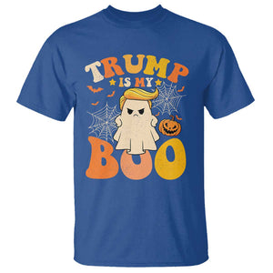 Funny Halloween Trump T Shirt Trump Is My Boo Cute Ghost TS09 Royal Blue Print Your Wear