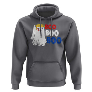 Funny Halloween Trump Fighting Hoodie Cute Ghost Raise Fist Boo Boo Boo TS09 Charcoal Print Your Wear