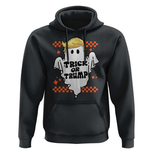Funny Halloween Trump Hoodie Trick Or Trump Cute Ghost TS09 Black Print Your Wear