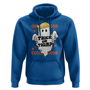 Funny Halloween Trump Hoodie Trick Or Trump Cute Ghost TS09 Royal Blue Print Your Wear