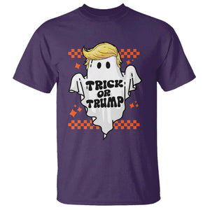 Funny Halloween Trump T Shirt Trick Or Trump Cute Ghost TS09 Purple Print Your Wear