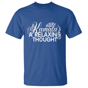 Harris 2024 T Shirt Kamala Is A Relaxing Thought Buterfly TS09 Royal Blue Print Your Wear