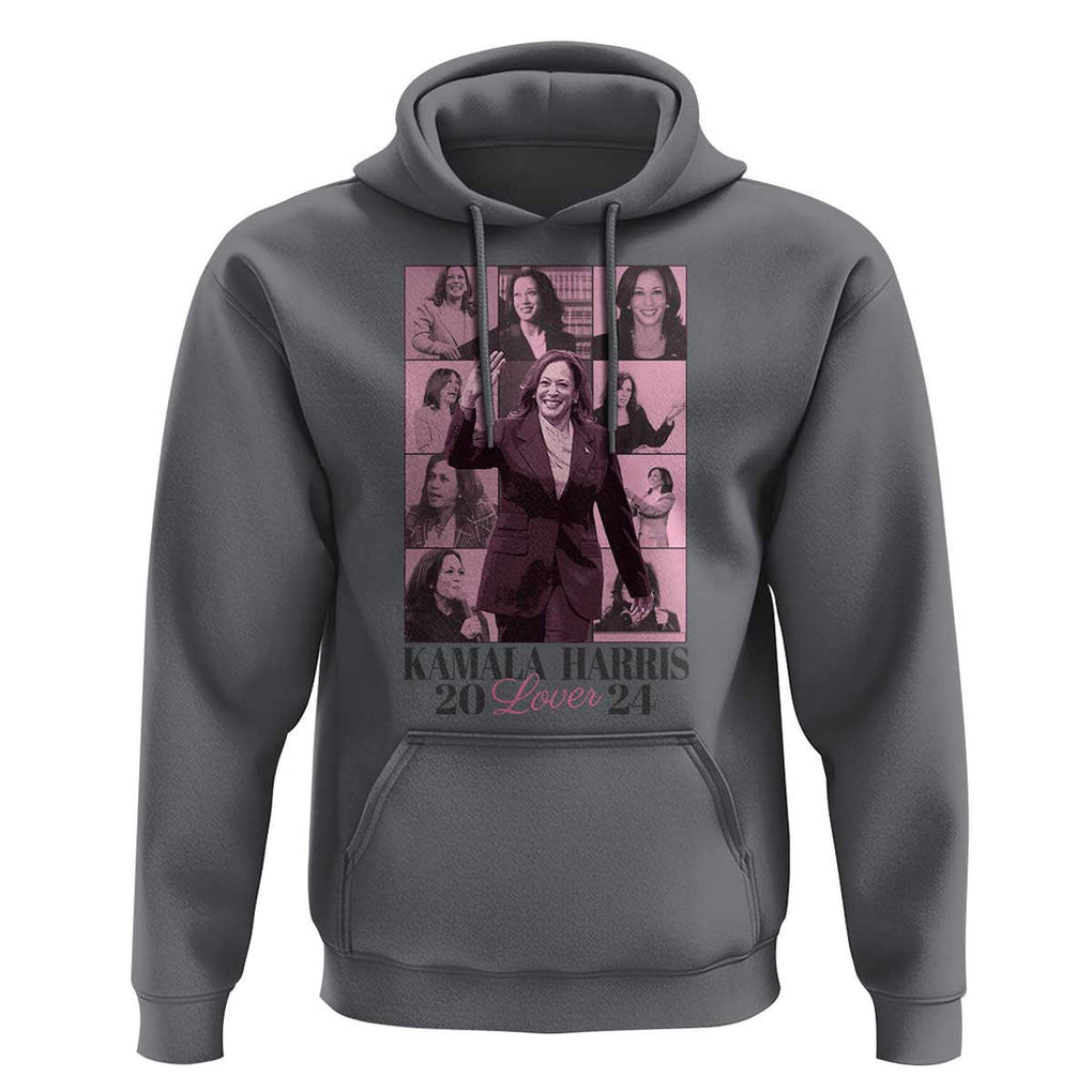 Harris Eras Hoodie Pink Kamala Lover Era 2024 TS09 Charcoal Print Your Wear