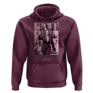 Harris Eras Hoodie Pink Kamala Lover Era 2024 TS09 Maroon Print Your Wear