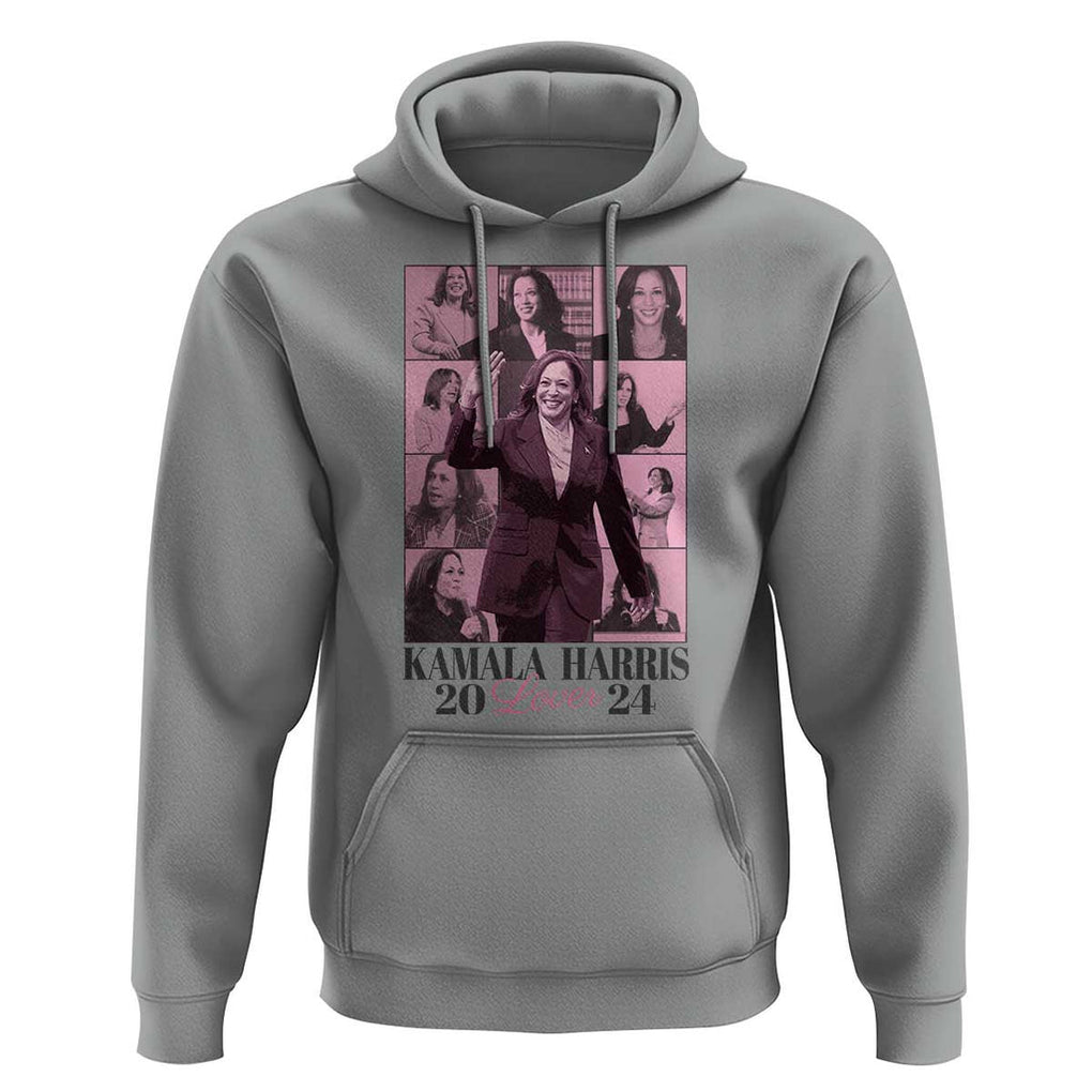 Harris Eras Hoodie Pink Kamala Lover Era 2024 TS09 Sport Gray Print Your Wear