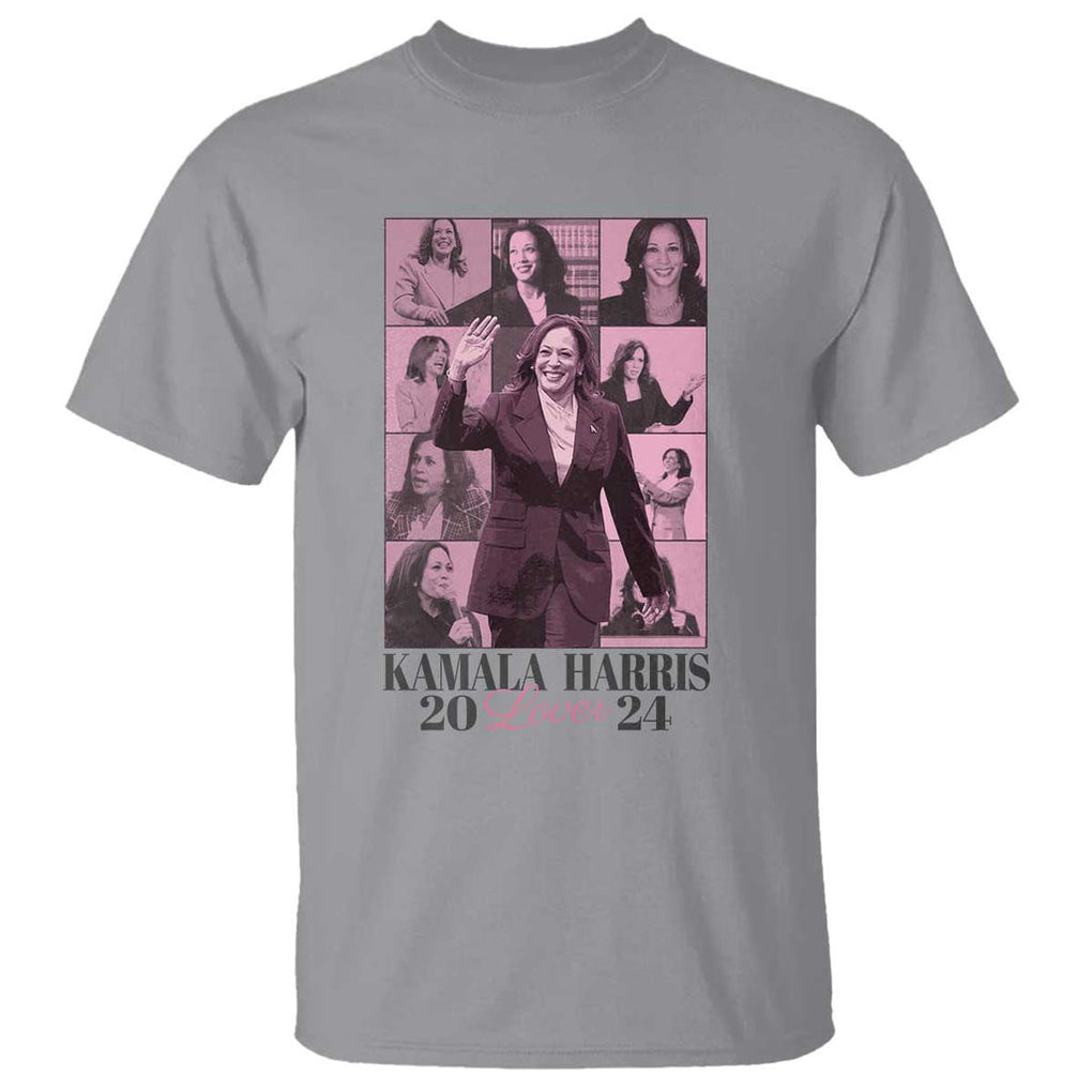 Harris Eras T Shirt Pink Kamala Lover Era 2024 TS09 Sport Gray Print Your Wear