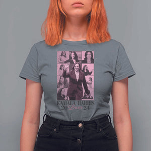 Harris Eras T Shirt For Women Pink Kamala Lover Era 2024 TS09 Charcoal Print Your Wear