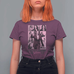 Harris Eras T Shirt For Women Pink Kamala Lover Era 2024 TS09 Maroon Print Your Wear