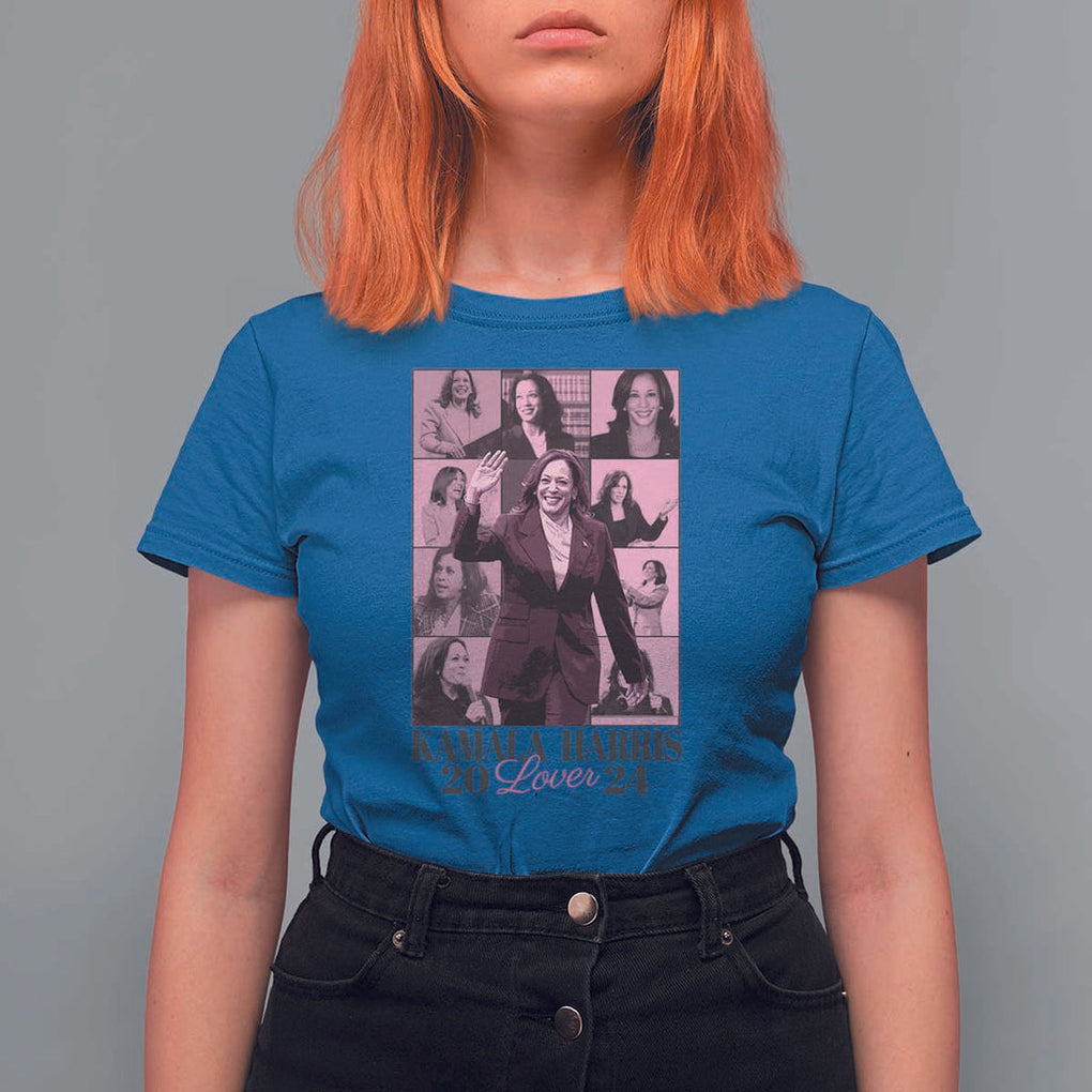 Harris Eras T Shirt For Women Pink Kamala Lover Era 2024 TS09 Royal Blue Print Your Wear