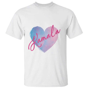 Kamala Lover T Shirt Pink Blue Sky Harris Madam President TS09 White Print Your Wear