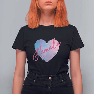 Kamala Lover T Shirt For Women Pink Blue Sky Harris Madam President TS09 Black Print Your Wear