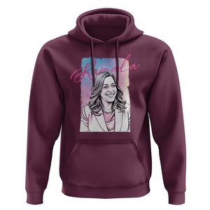 Kamala Lover Hoodie Pink Blue Sky Harris For President TS09 Maroon Print Your Wear