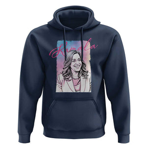 Kamala Lover Hoodie Pink Blue Sky Harris For President TS09 Navy Print Your Wear