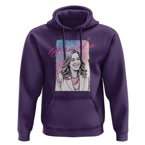Kamala Lover Hoodie Pink Blue Sky Harris For President TS09 Purple Print Your Wear