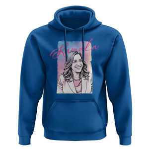 Kamala Lover Hoodie Pink Blue Sky Harris For President TS09 Royal Blue Print Your Wear