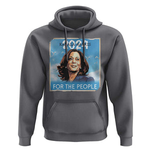 Kamala 2024 Hoodie Harris For The People Freedom TS09 Charcoal Print Your Wear