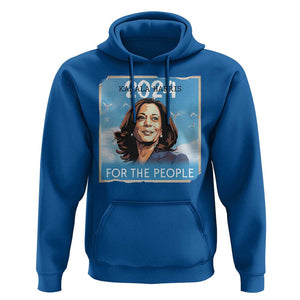 Kamala 2024 Hoodie Harris For The People Freedom TS09 Royal Blue Print Your Wear
