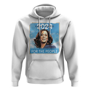Kamala 2024 Hoodie Harris For The People Freedom TS09 White Print Your Wear