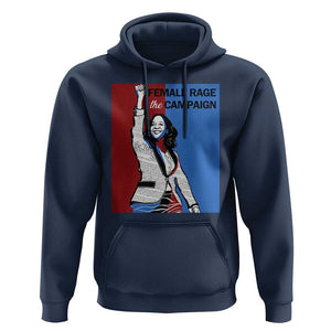 Harris 2024 Hoodie Female Rage The Campaign Kamala Support TS09 Navy Print Your Wear