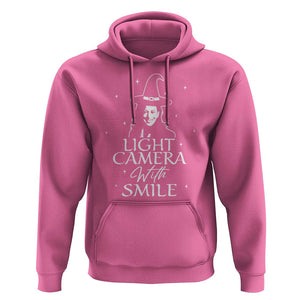 Funny Halloween Witch Kamala Hoodie Light Camera Witch Smile Harris 2024 TS09 Azalea Print Your Wear