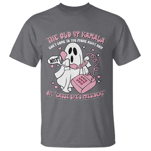 Funny Halloween Harris T Shirt The Old VP Kamala Can't Come To The Phone TS09 Charcoal Print Your Wear