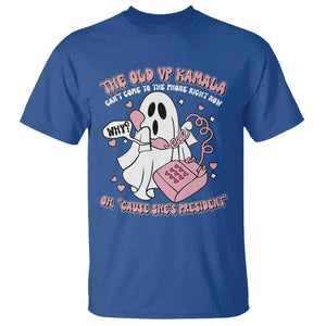 Funny Halloween Harris T Shirt The Old VP Kamala Can't Come To The Phone TS09 Royal Blue Print Your Wear