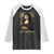 Funny Harris Cat Raglan Shirt Cats Mona Lisa Vintage TS09 Black White Print Your Wear
