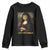 Funny Harris Cat Youth Sweatshirt Cats Mona Lisa Vintage TS09 Black Print Your Wear