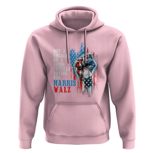 Veteran Voting Harris Walz Hoodie I Am A Veteran Not A Sucker Or A Loser TS09 Light Pink Print Your Wear