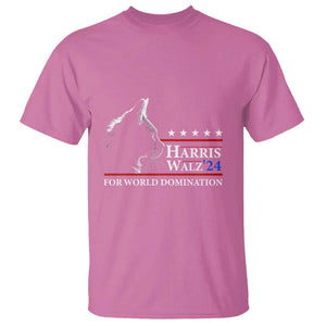 Harris Walz 2024 T Shirt For World Domination US President TS09 Azalea Print Your Wear