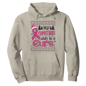 My Christmas Wish Is A Cure Breast Cancer Hoodie TS09 Sand Print Your Wear