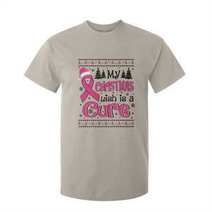 My Christmas Wish Is A Cure Breast Cancer T Shirt For Kid TS09 Sand Print Your Wear