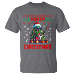 Funny Heavy Christmas Rock Band Guitarist T Shirt TS09 Charcoal Print Your Wear