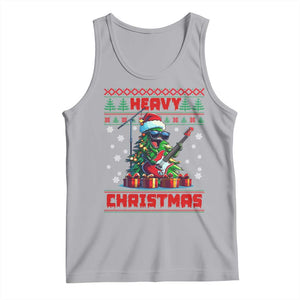 Funny Heavy Christmas Rock Band Guitarist Tank Top TS09 Athletic Heather Print Your Wear