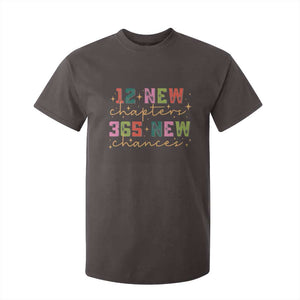 Happy New Year T Shirt For Kid 12 New Chapters 365 New Chances TS09 Dark Chocolate Print Your Wear