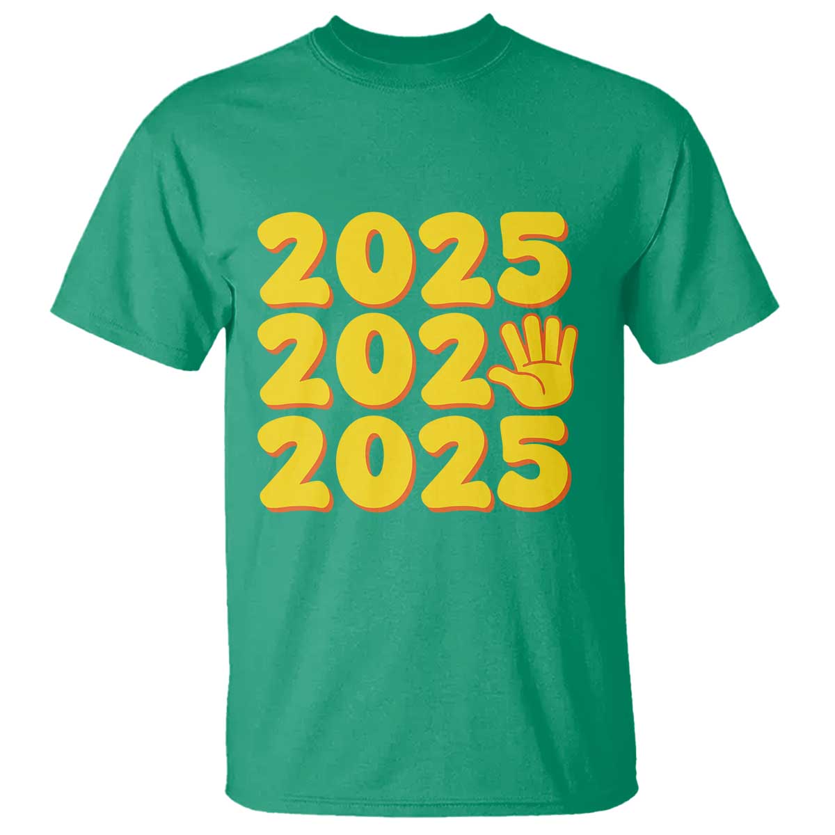 Funny Happy New Year 2025 T Shirt TS09 Irish Green Print Your Wear