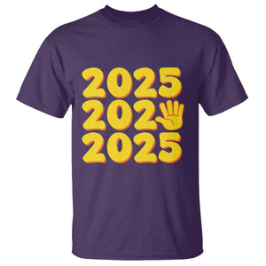 Funny Happy New Year 2025 T Shirt TS09 Purple Print Your Wear