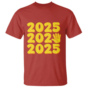 Funny Happy New Year 2025 T Shirt TS09 Red Print Your Wear