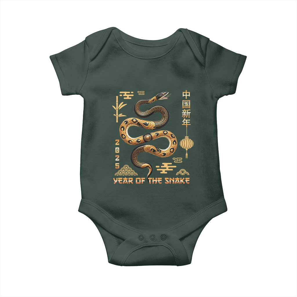 Lunar New Year 2025 Baby Onesie Year Of The Snake 2025 Chinese China TS09 Print Your Wear