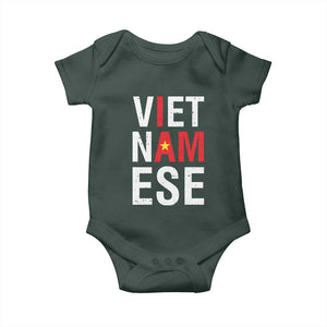 I Am Vietnamese Baby Onesie Viet Nam Flag Pride TS09 Print Your Wear