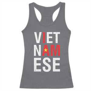 I Am Vietnamese Racerback Tank Top Viet Nam Flag Pride TS09 Charcoal Print Your Wear