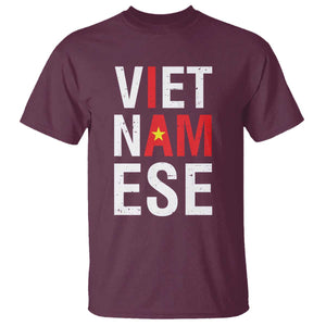 I Am Vietnamese T Shirt Viet Nam Flag Pride TS09 Maroon Print Your Wear