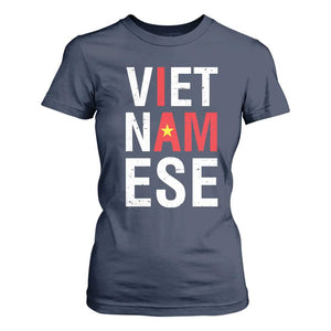 I Am Vietnamese T Shirt For Women Viet Nam Flag Pride TS09 Navy Print Your Wear