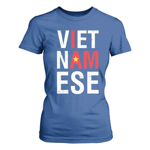 I Am Vietnamese T Shirt For Women Viet Nam Flag Pride TS09 Royal Blue Print Your Wear